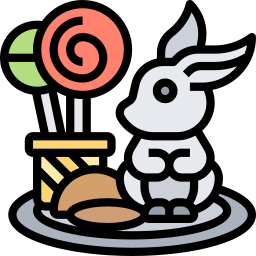 Шоколадный кролик иконка