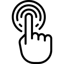 aanraken icoon