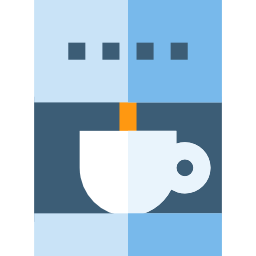 Coffee machine icon