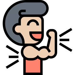 Arm muscle icon