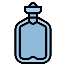 Hot water bottle icon