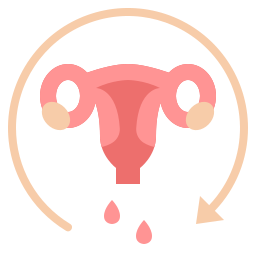 ciclo mestruale icona