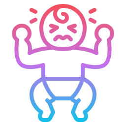 Baby crying icon