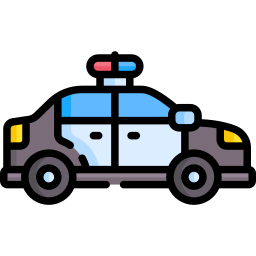 coche de policía icono