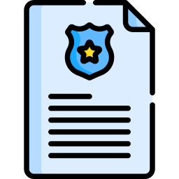 Crime file icon