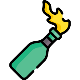 coctel molotov icono