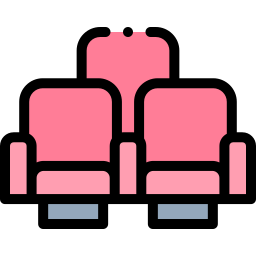 sièges de cinéma Icône