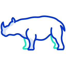 rhinocéros Icône