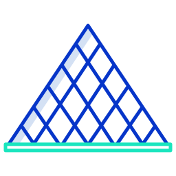 louvre piramide icoon