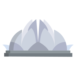 Lotus temple icon