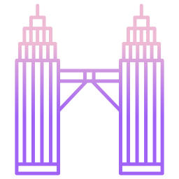 bliźniacza wieża petronas ikona