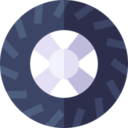 Car wheel icon