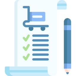 Shopping list icon