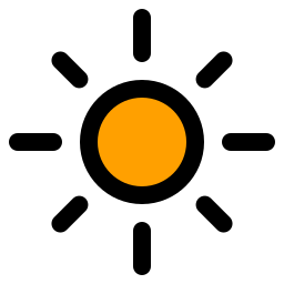 Sun icon