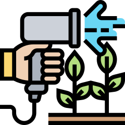 Watering plants icon