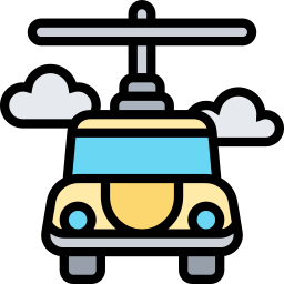 Flying car icon