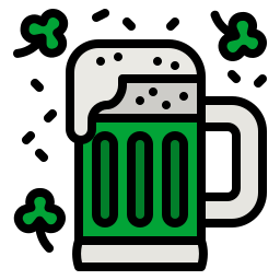 cerveza verde icono