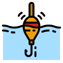 cebos de pesca icono