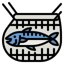 rete da pesca icona