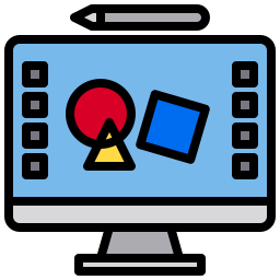 diseño gráfico icono