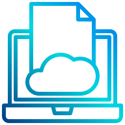 Cloud data icon