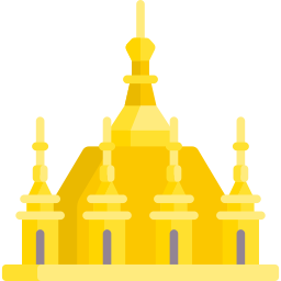 pagode shwedagon Icône