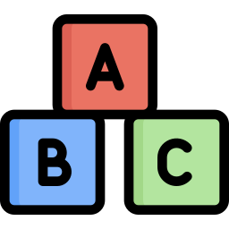 Блок abc иконка