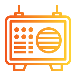 Винтажное радио иконка