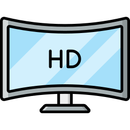 pantalla hd icono