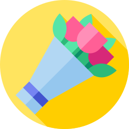 Flower bouquet icon