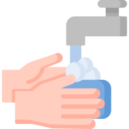 se laver les mains Icône