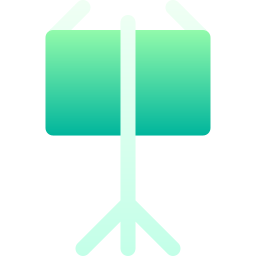 Music stand icon