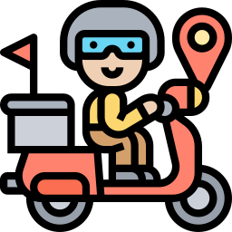 Food delivery icon