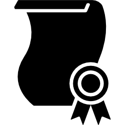 certificado de juego icono
