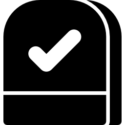 Verification sign icon