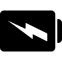 symbole de batterie chargée Icône