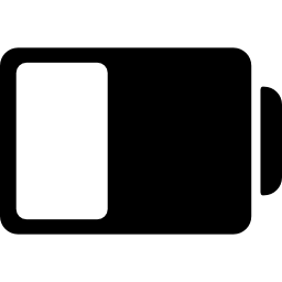 Battery status symbol icon
