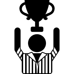Games winner and trophy icon