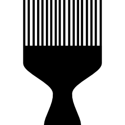 peine herramienta para cabello rizado icono
