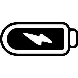 bateria telefonu z pełnym naładowaniem i symbolem śruby ikona
