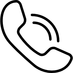 chame o símbolo auricular com linhas de som Ícone