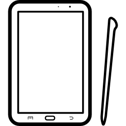 telefoon of tablet icoon