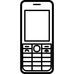 버튼이있는 전화기 icon