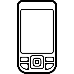 Телефон с кнопками иконка