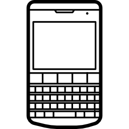 Mobile phone model of buttons icon