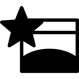 simbolo del browser preferito in un cerchio icona
