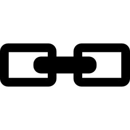 lien symbole de référencement pour l'interface dans un cercle Icône
