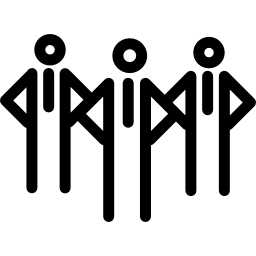 People group in a circle icon