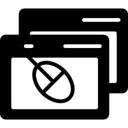 browserfenster im kreis icon