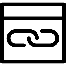 símbolo da corrente do navegador Ícone